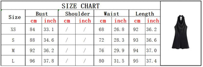 2025 Women Summer Halter Mini Dress Fashion Sexy Satin Backless Solid Female Elegant Street Party Dresses Clothing