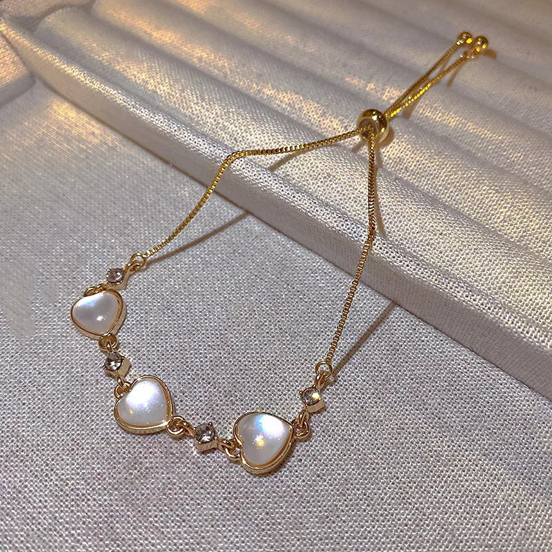 Bohemian Minimalist Metal Chain Women's Set of 6 Multi-layer Chain Simple Fashionable Bracelets Wedding Jewelry Birthday Gifts