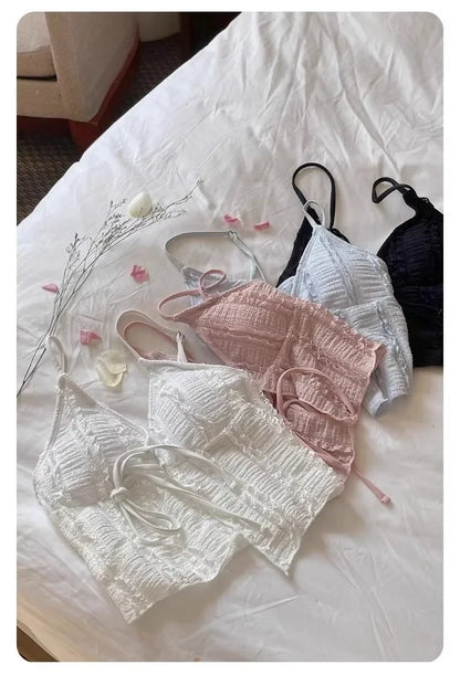 Sexy Three-Piece Bikini Swimsuit Women's Vacation Thermal Spring Separate Slimming Korean Ins High-End Feel Cross-Border