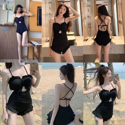 Fashion Women Sexy Beach Bikini One Piece Swimming Suit Holiday Beachwear Swimwear Summer Backless Bikini Bathing Suit