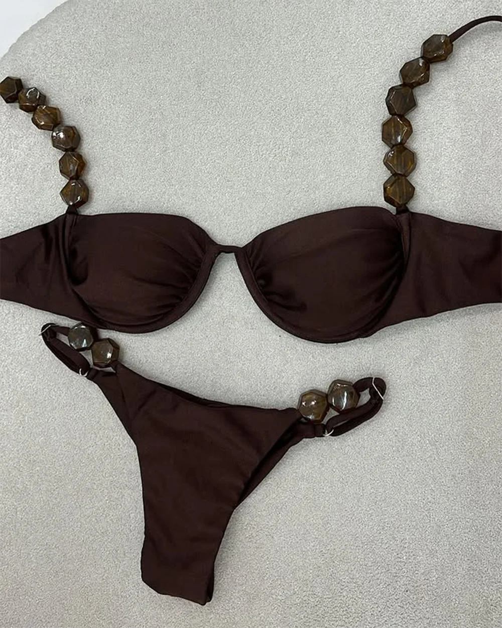 2025 Sexy Bikini Set High Waist Golden Printed Women Swimwear Push Up Bikinis Swimsuit Female Biquini Bathing Suit