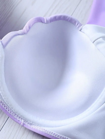 New Arrival Gradient Shell Bikini Swimsuit 4 Styles Mermaid Swimwear Special Offer Women's Fashionable Beachwear from China