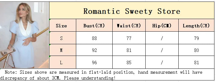 Elegant Lapel Short Sleeve High Waist One Button Dresses Fashion Bodycon Mini A-line Dress Summer New Lady Street Party Vestidos