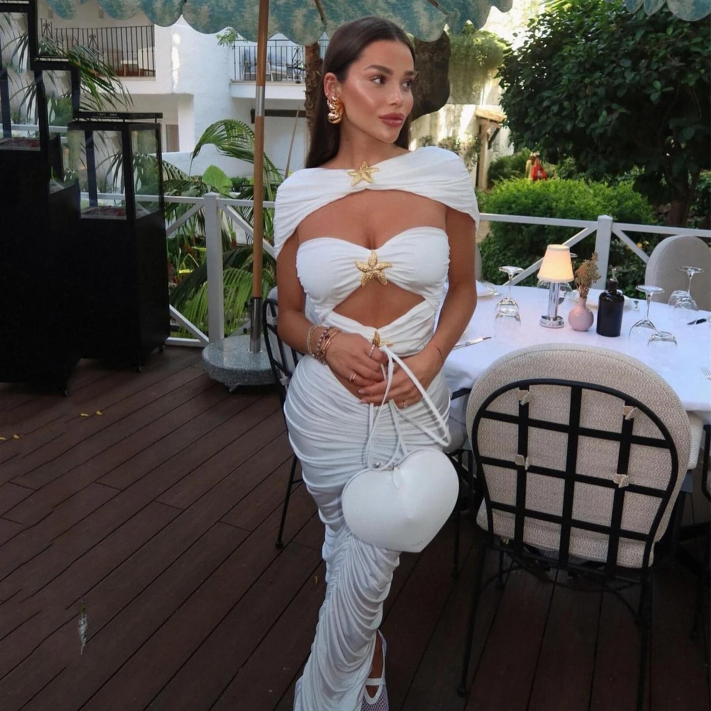 Star Bikinis With Cover Up Luxury Woman Swimsuit Sexy Swimwear Shiny Swim Suit Brazilian Biquini Bodysuit Bathingsuit Beachwear