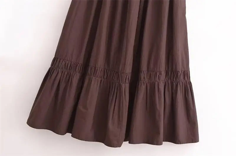 Dresses Summer Women's 2025 New Chic Tube Top Hanging Neck Holiday Dress Women's Street Fashion Party Long Dress