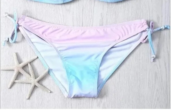 New Arrival Gradient Shell Bikini Swimsuit 4 Styles Mermaid Swimwear Special Offer Women's Fashionable Beachwear from China