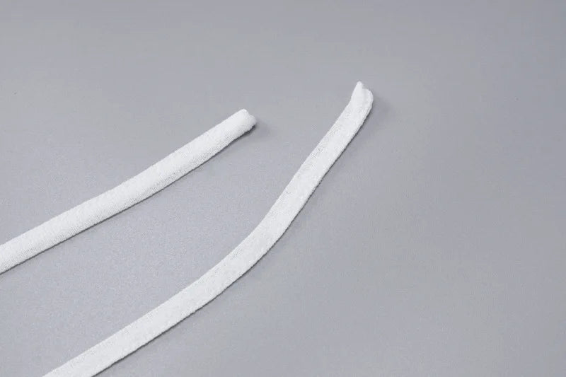 ALLNeon Fairycore White Perspective Oblique Shoulder Long Sleeve Mini Dress Hotsweet Shirring Hipster Dresses Sexy Clubwear Y2K