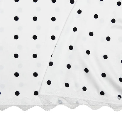 JULISSA MO Deep V-neck Print Polka Dot Halter Women Dress Backless Patchwork Lace Mini Dress Summer Slim Elegant Party Clubwear