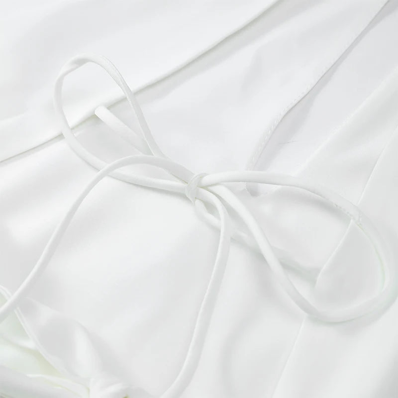 2025 Sexy Party Off Shoulder Dresses Women's Elegant Sleeveless Hollow Out Beach Dress Backless High Street Lady Summer Vestidos