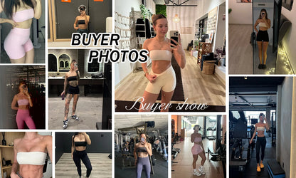 Ctenkevet Two Piece Fitness Sports Set Women Workout Yoga Outfit Strapless Bra Woman 2Ps Gym Crop Top Deportivos Mujer Gym Suits